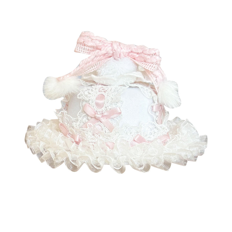 Angel’s Whisper Lace Mini Bonnet